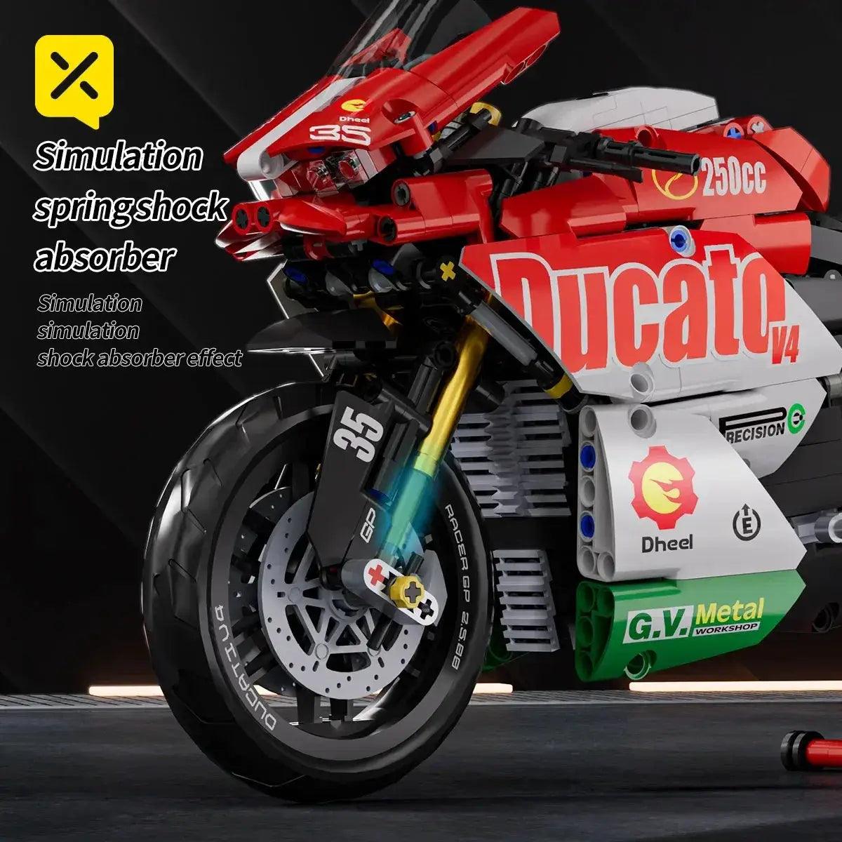  DIY Model Motorcycle Building Blocks Lego Deluxe Kit -  ToylandEU™