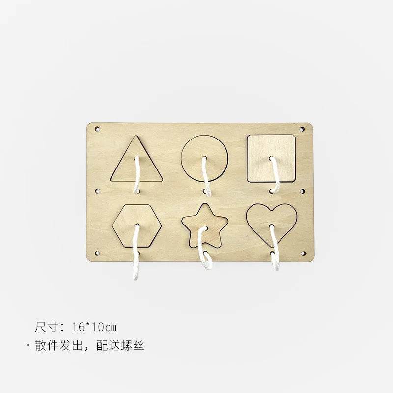 DIY Montessori Busy Board Wooden Toy Animal Alarm Clock Mirror Sensory Educational Unlock Toy - ToylandEU