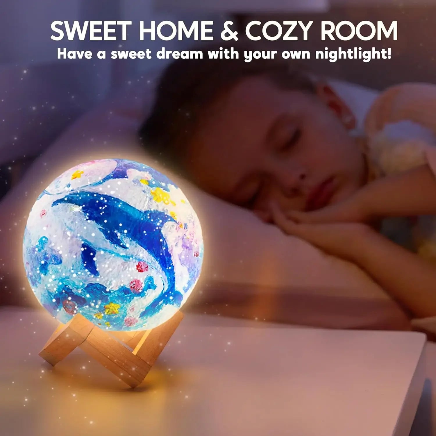 DIY Moon Night Light Kit for Kids Creative Paintable Moon - ToylandEU