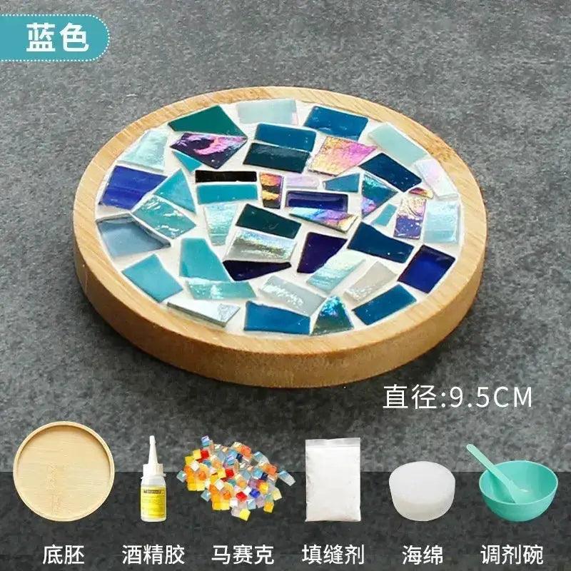  DIY Mosaic Coaster Kit With Bamboo Base Cup Mat -  ToylandEU™