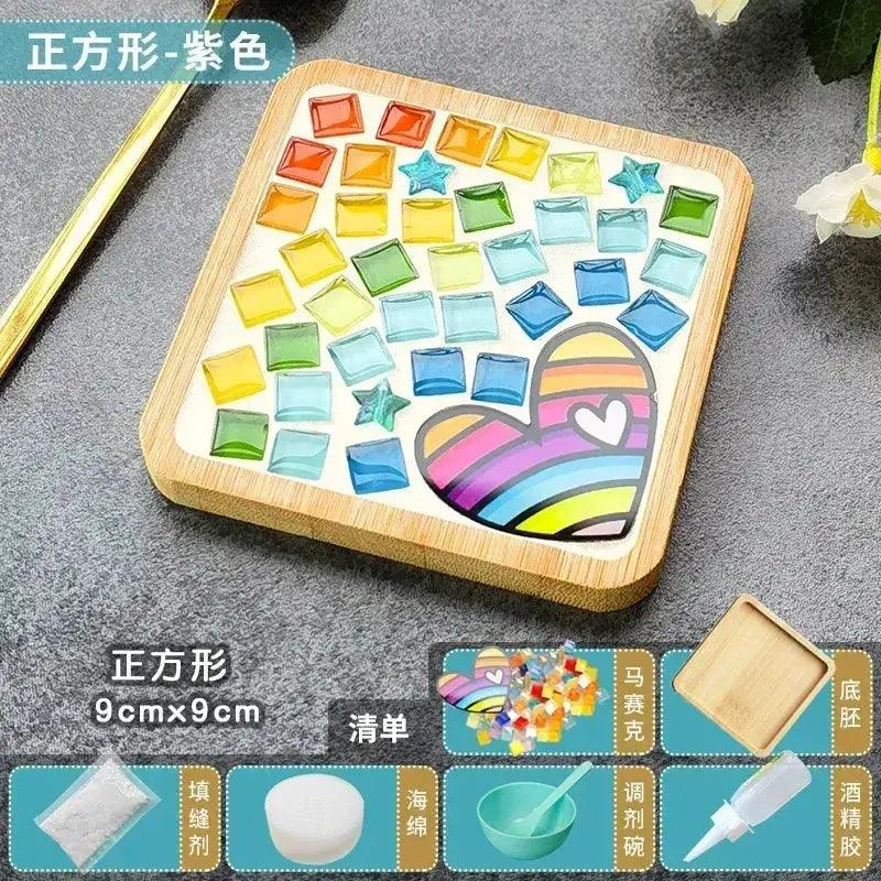 DIY Mosaic Coaster Kit With Bamboo Base Cup Mat -  ToylandEU™