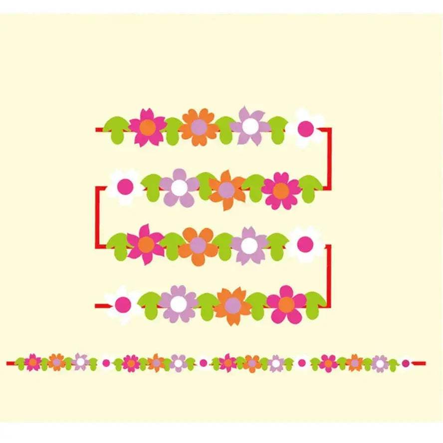 DIY Necklace Kit For Kids Nonwoven Flower Craft Educational - ToylandEU