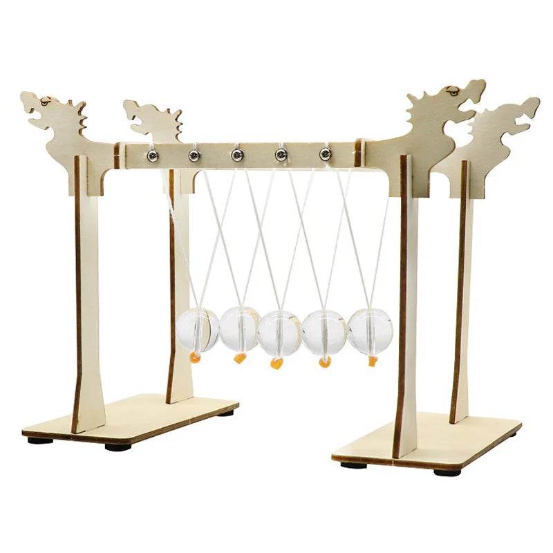 DIY Newton Cradle Balance Balls School Teaching Supplies Physics Science Pendulum Desk Project Toy Gifts Home Decoration - ToylandEU