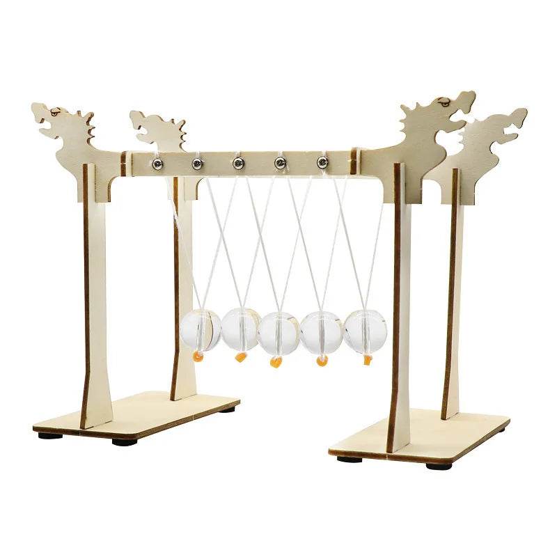DIY Newton Cradle Balance Balls School Teaching Supplies Physics Science Pendulum Desk Project Toy Gifts Home Decoration - ToylandEU