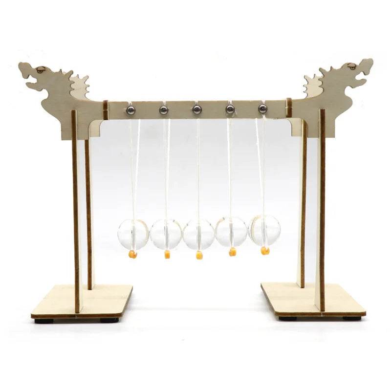 DIY Newton Cradle Balance Balls School Teaching Supplies Physics Science Pendulum Desk Project Toy Gifts Home Decoration - ToylandEU