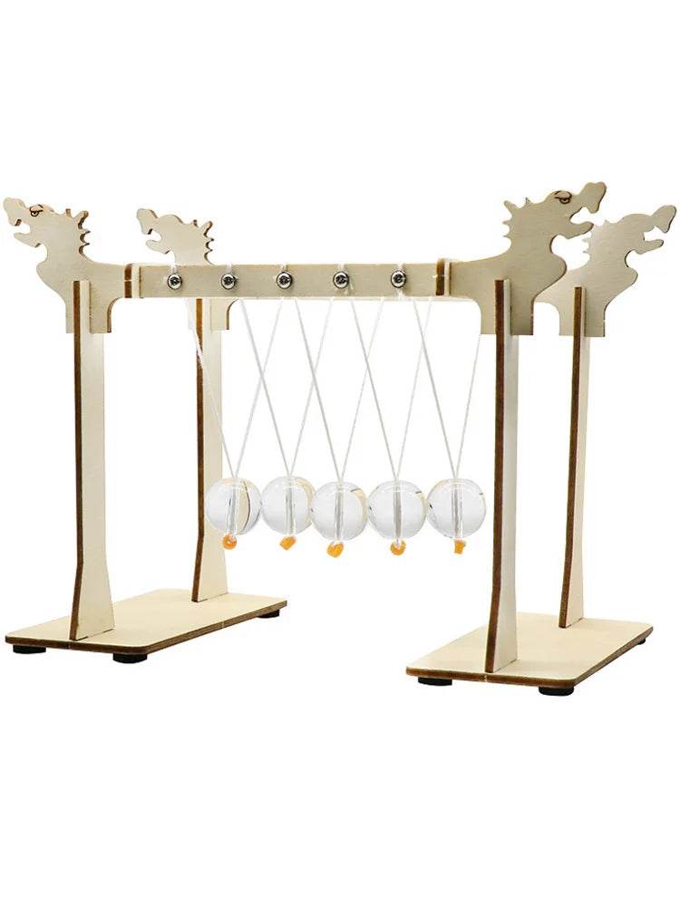 DIY Newton Cradle Balance Balls School Teaching Supplies Physics Science Pendulum Desk Project Toy Gifts Home Decoration - ToylandEU