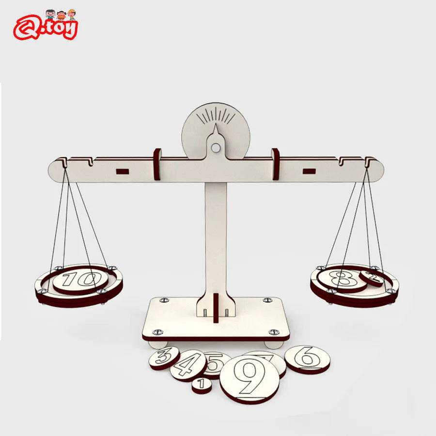 DIY Numble Balance Scale Model Kid STEM Science Toys Educational Tool Kit - ToylandEU
