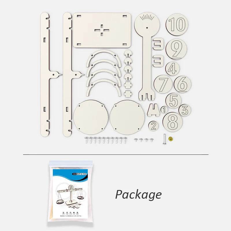 DIY Numble Balance Scale Model Kid STEM Science Toys Educational Tool Kit - ToylandEU