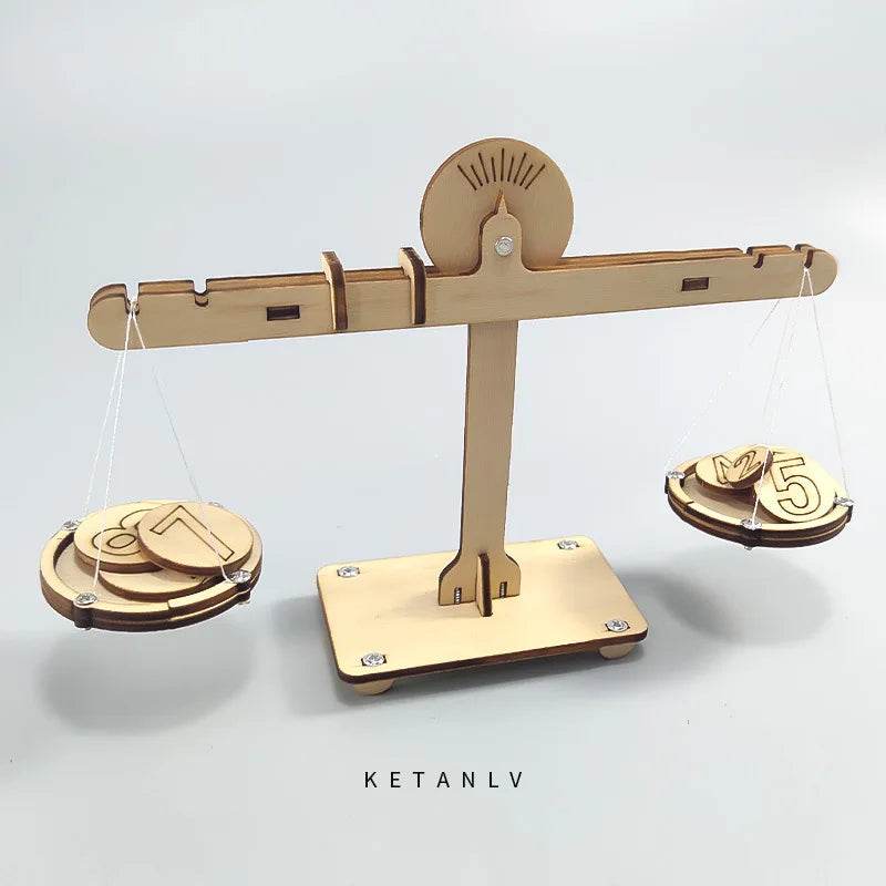 DIY Numble Balance Scale Model Kid STEM Science Toys Educational Tool Kit - ToylandEU