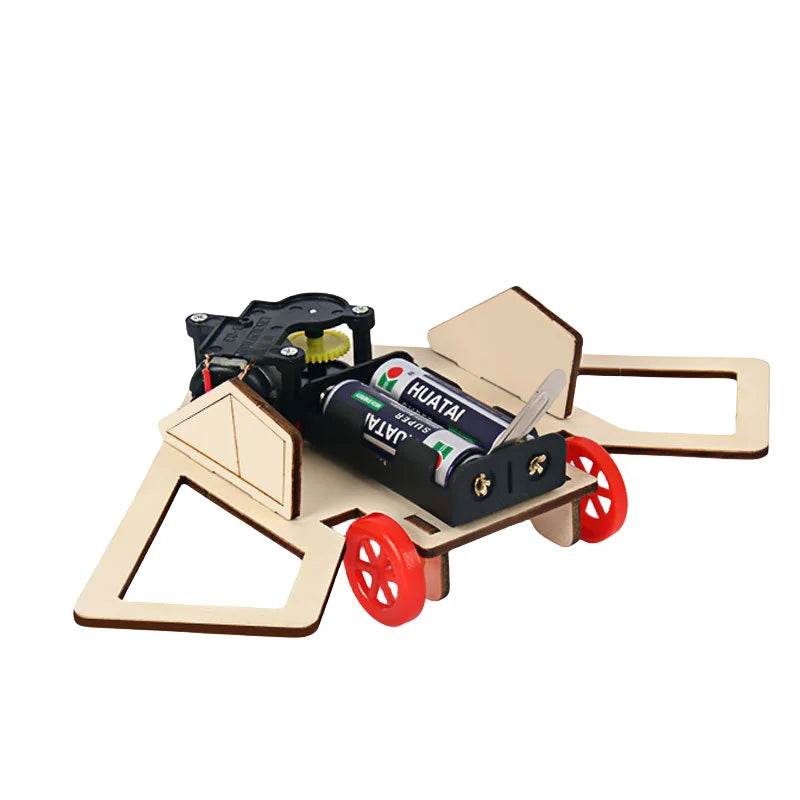 DIY Obstacle Avoidance Car Robot Science Experiment Technology Elementary School Student Manual Intelligence Experiment Toy Gift - ToylandEU