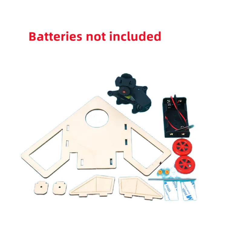 DIY Obstacle Avoidance Car Robot Science Experiment Technology Elementary School Student Manual Intelligence Experiment Toy Gift - ToylandEU