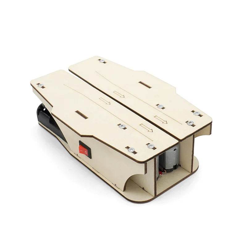 DIY Paper Airplane Catapult Science Toys Technologia STEM Educational Wooden Puzzle Kit for Kids - ToylandEU