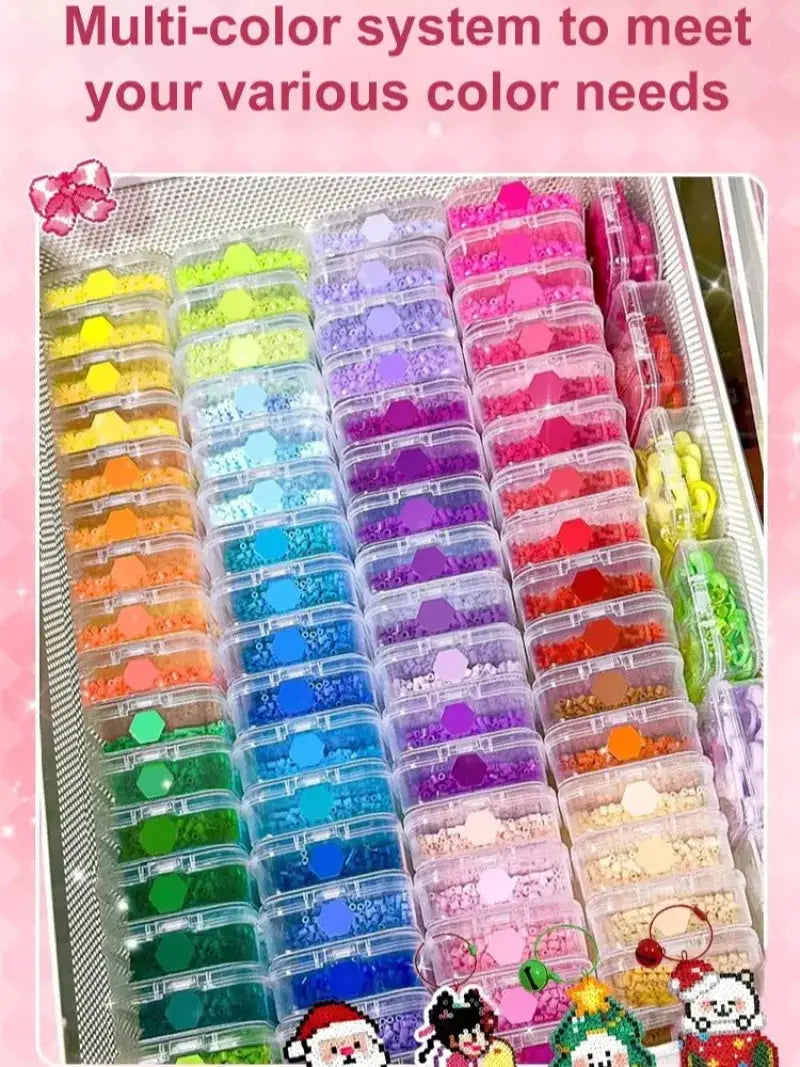 DIY Perler Beads Craft Kit for Kids 3D Interlocking Fun - ToylandEU