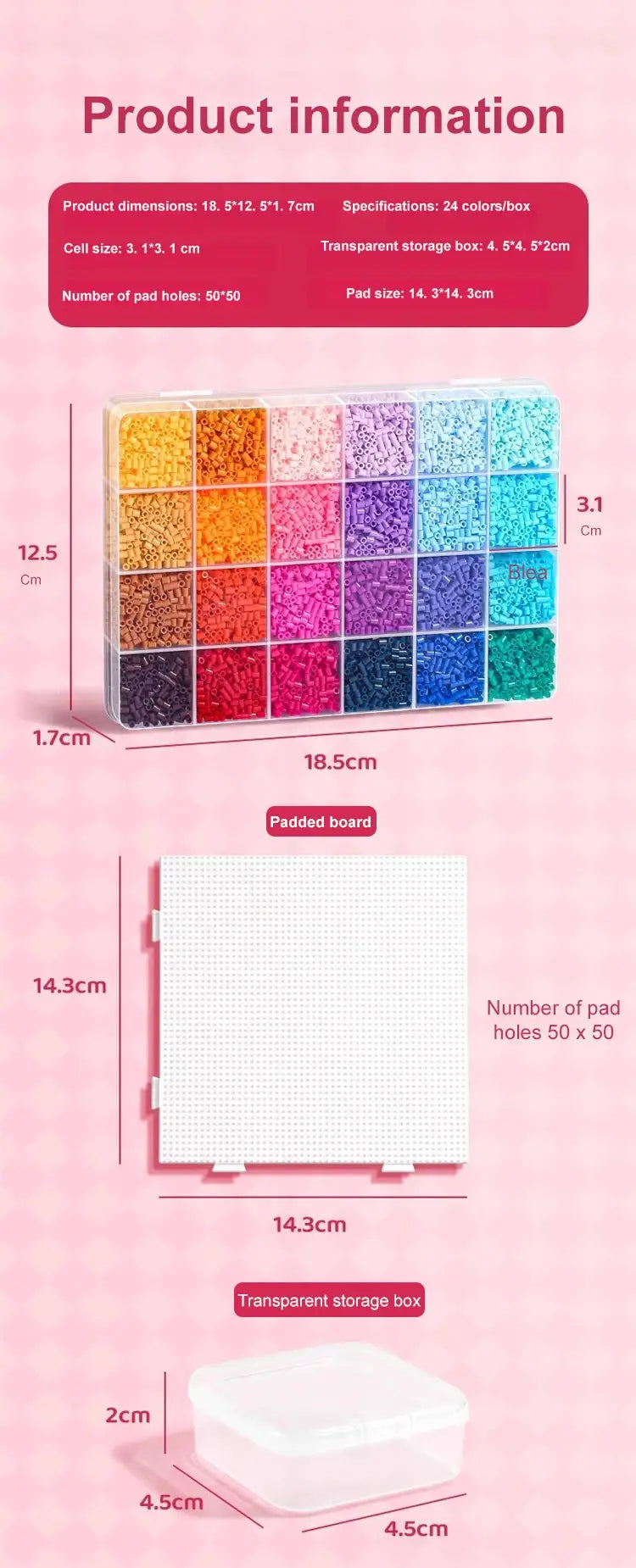 DIY Perler Beads Craft Kit for Kids 3D Interlocking Fun - ToylandEU