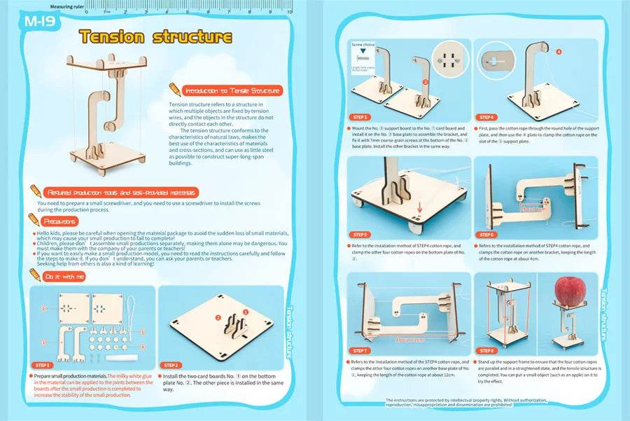 DIY Physical Model Science Experiment Educational Toy Handmade Small Production Assembly Craft Technology Project for School Kid - ToylandEU
