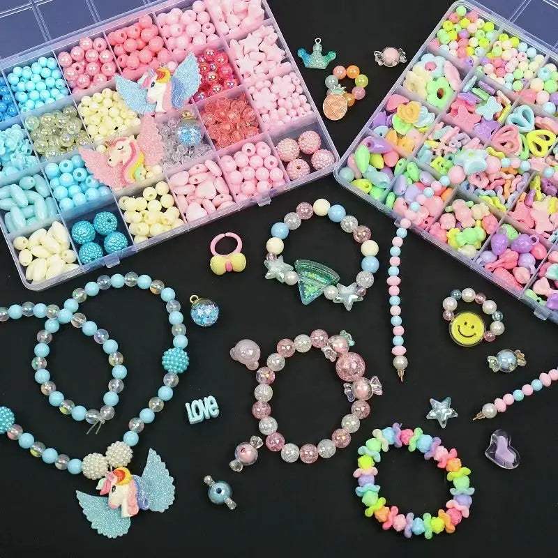 DIY Polymer Clay Beads Jewelry Kit For Girls Creative Fun - ToylandEU