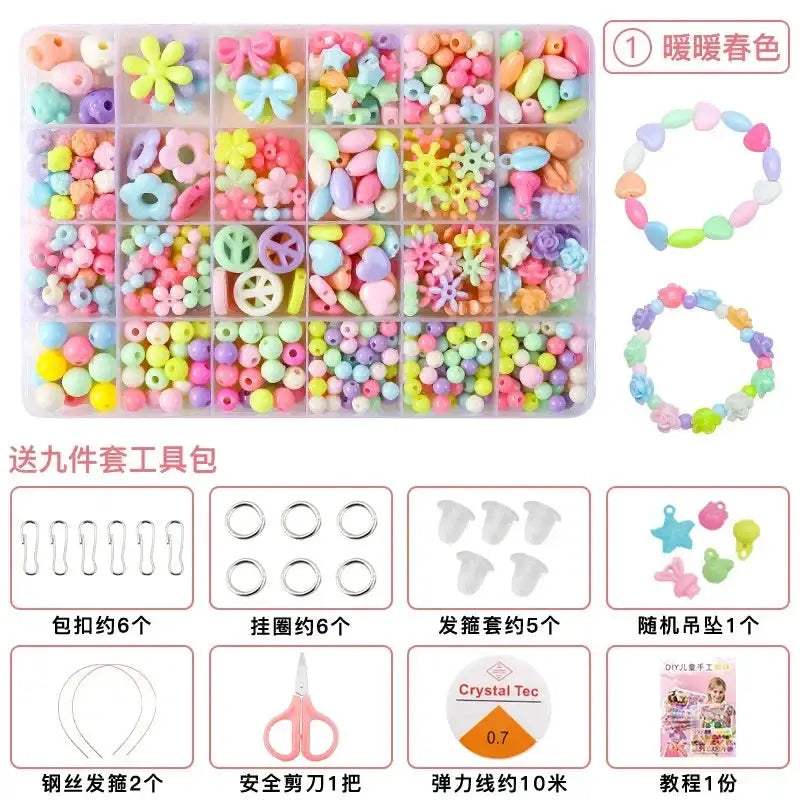 DIY Polymer Clay Beads Jewelry Kit For Girls Creative Fun - ToylandEU