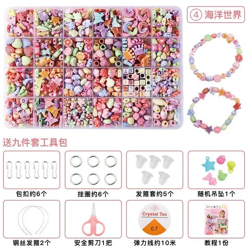 DIY Polymer Clay Beads Jewelry Kit For Girls Creative Fun - ToylandEU