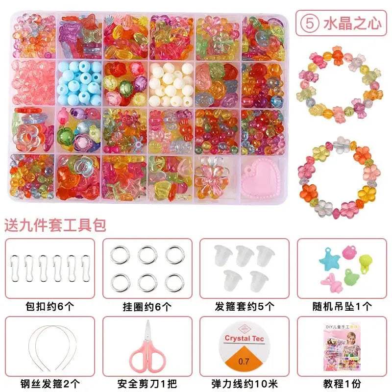 DIY Polymer Clay Beads Jewelry Kit For Girls Creative Fun - ToylandEU