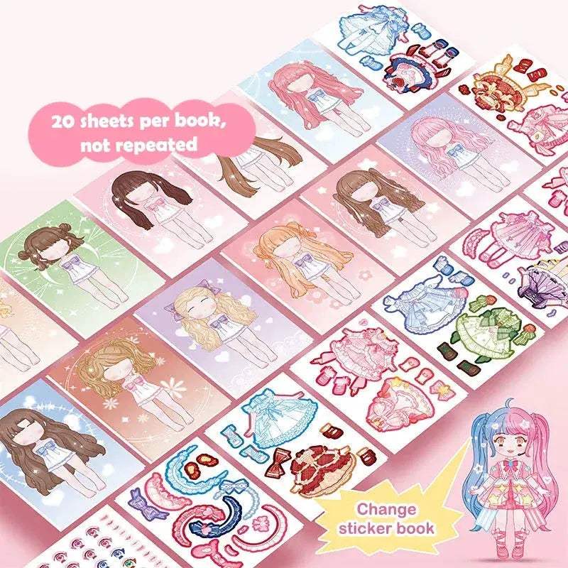 DIY Princess Dress Up Sticker Book For Creative Kids - ToylandEU