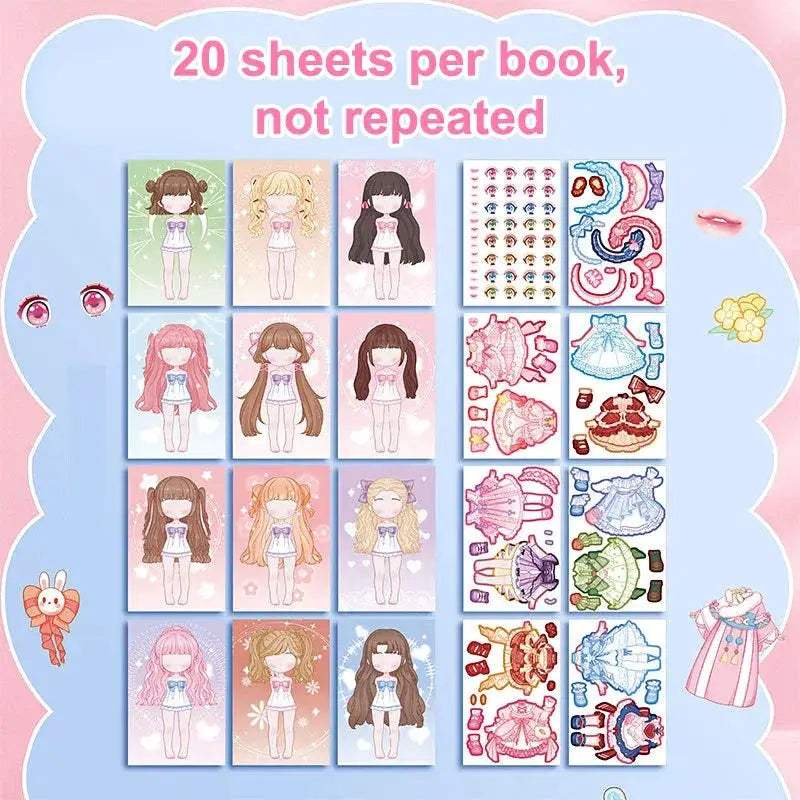 DIY Princess Dress Up Sticker Book For Creative Kids - ToylandEU