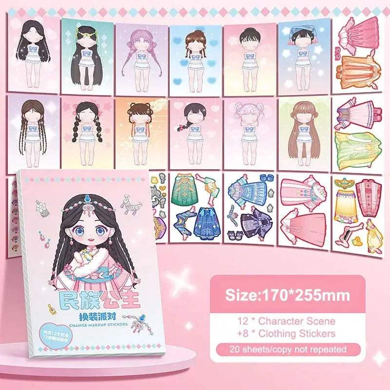 DIY Princess Dress Up Sticker Book For Creative Kids - ToylandEU