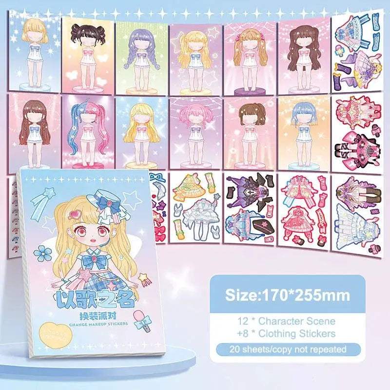 DIY Princess Dress Up Sticker Book For Creative Kids - ToylandEU