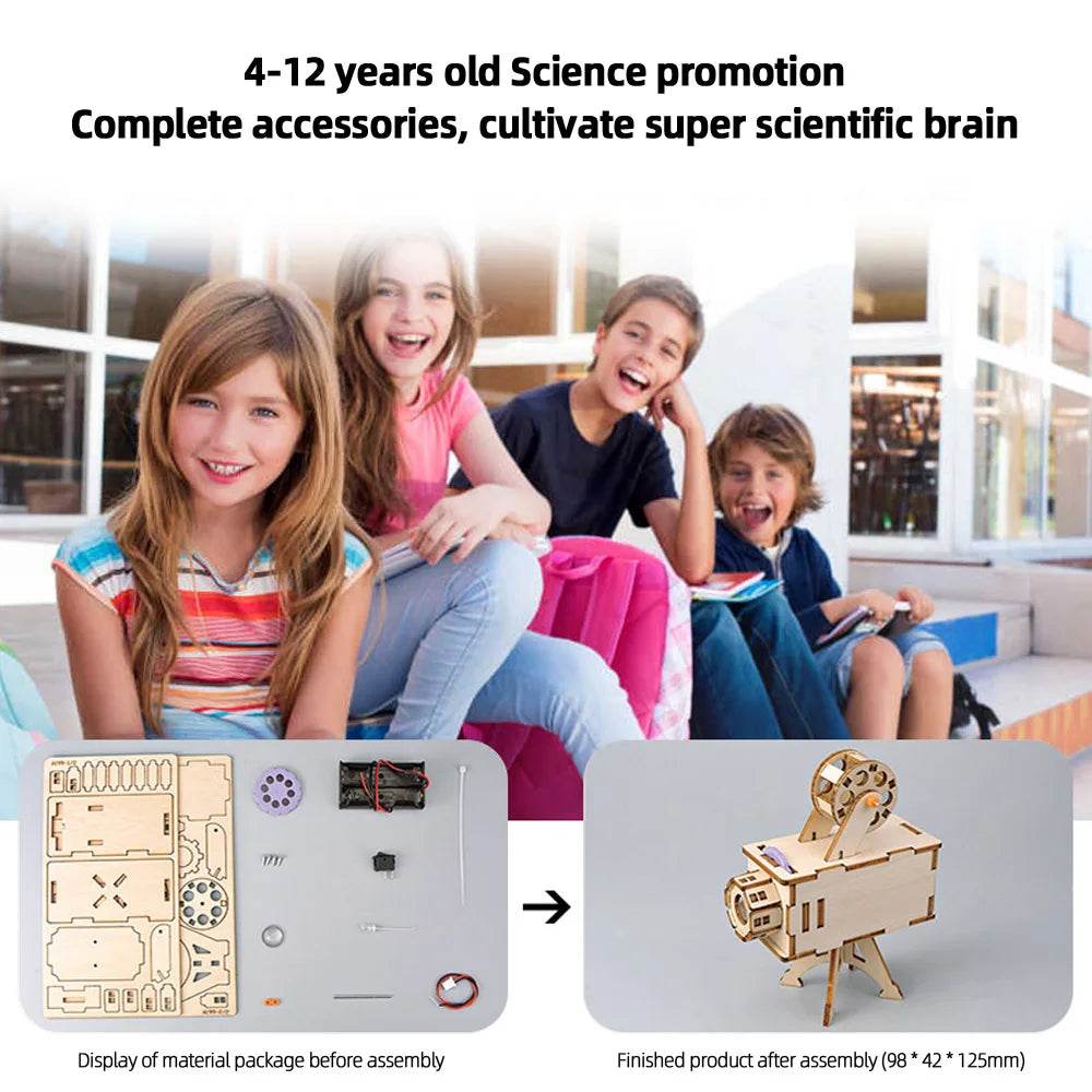 DIY Projector DIY Science Experiment Kit & Education Model Toy Physics Science Toys For Children Gift Toy Project - ToylandEU