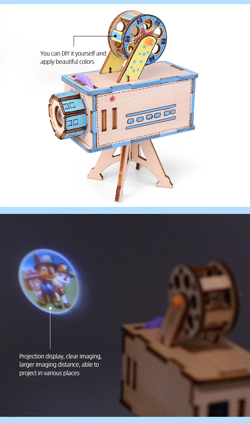 DIY Projector DIY Science Experiment Kit & Education Model Toy Physics Science Toys For Children Gift Toy Project - ToylandEU