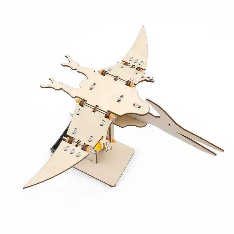 DIY Pteranodon Dinosaur STEM Technologia Science Toys Educational Wooden Puzzle Kit for Kids - ToylandEU