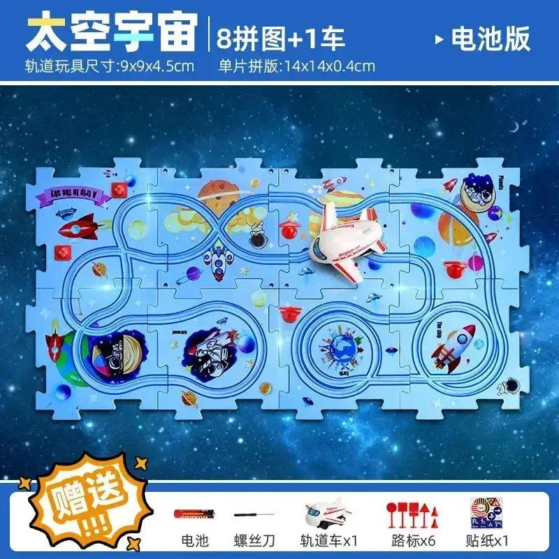  DIY Puzzle Track Car Kit STEM Education Toy -  ToylandEU™
