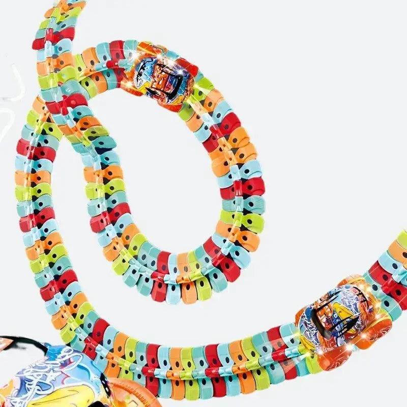 DIY Race Track Car Set With Changeable Tracks And Rails - ToylandEU