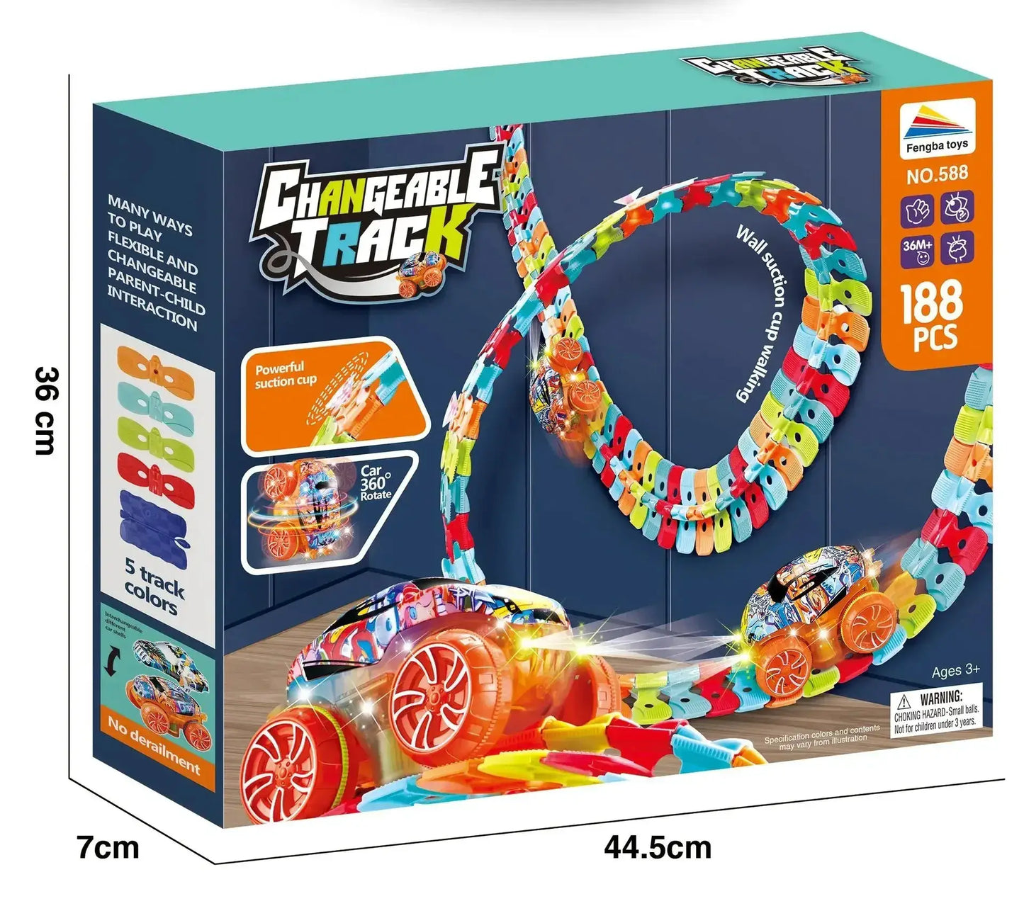 DIY Race Track Car Set With Changeable Tracks And Rails - ToylandEU