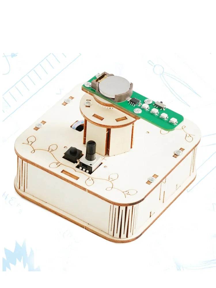 DIY Rotating Colorful Lights Model STEM Kit Science Toy School Educational Fun Physics Project - ToylandEU