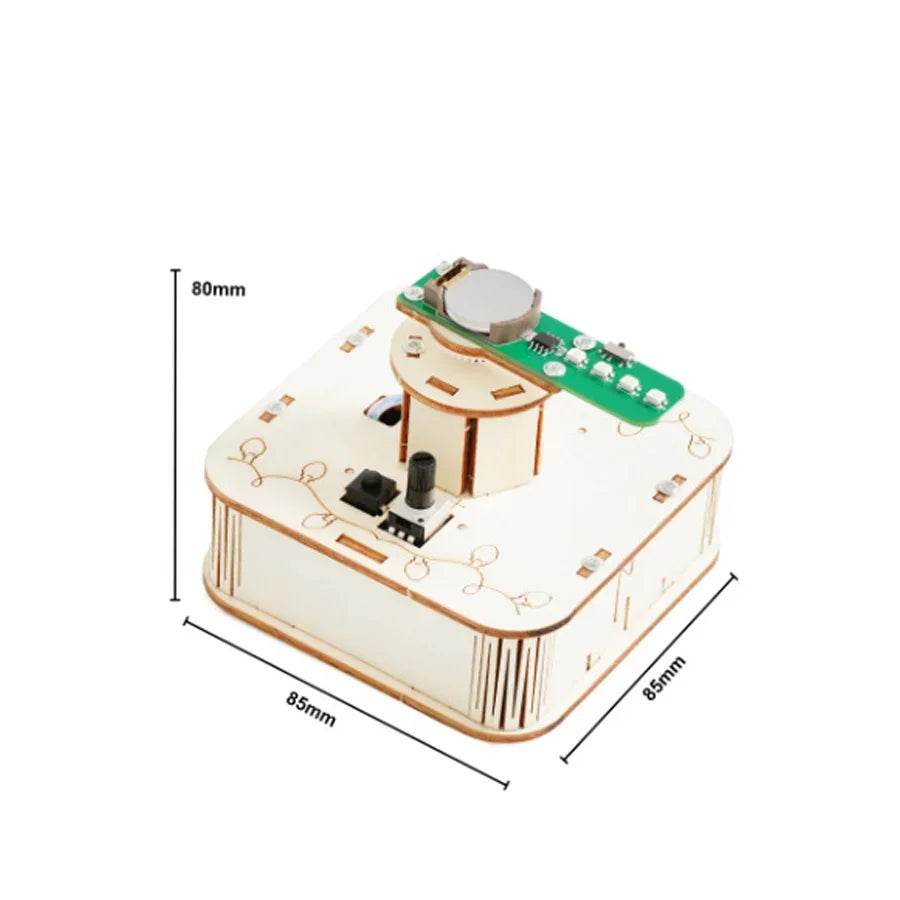 DIY Rotating Colorful Lights Model STEM Kit Science Toy School Educational Fun Physics Project - ToylandEU