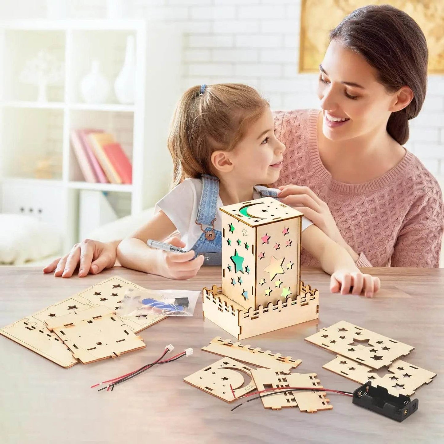 DIY Science Building Projects 3D Wooden Puzzles Craft Kit - ToylandEU