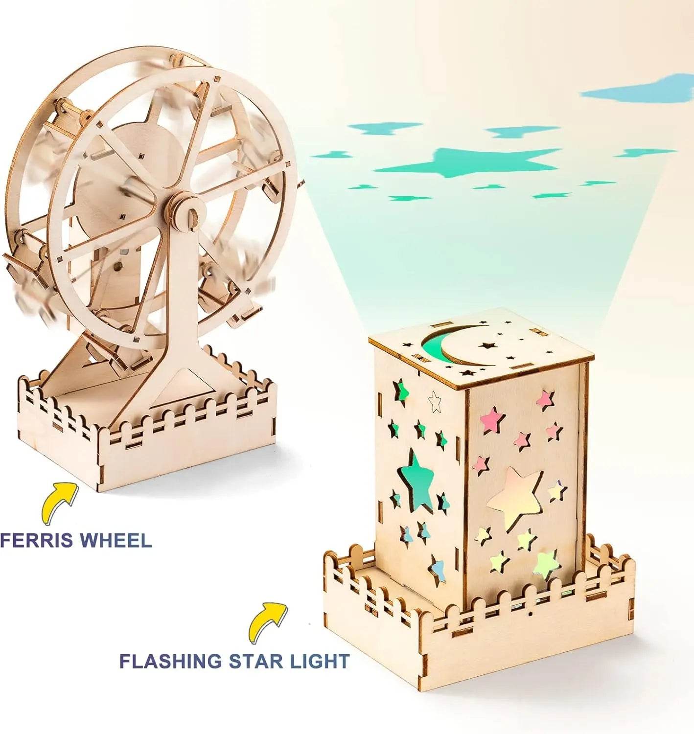 DIY Science Building Projects 3D Wooden Puzzles Craft Kit - ToylandEU