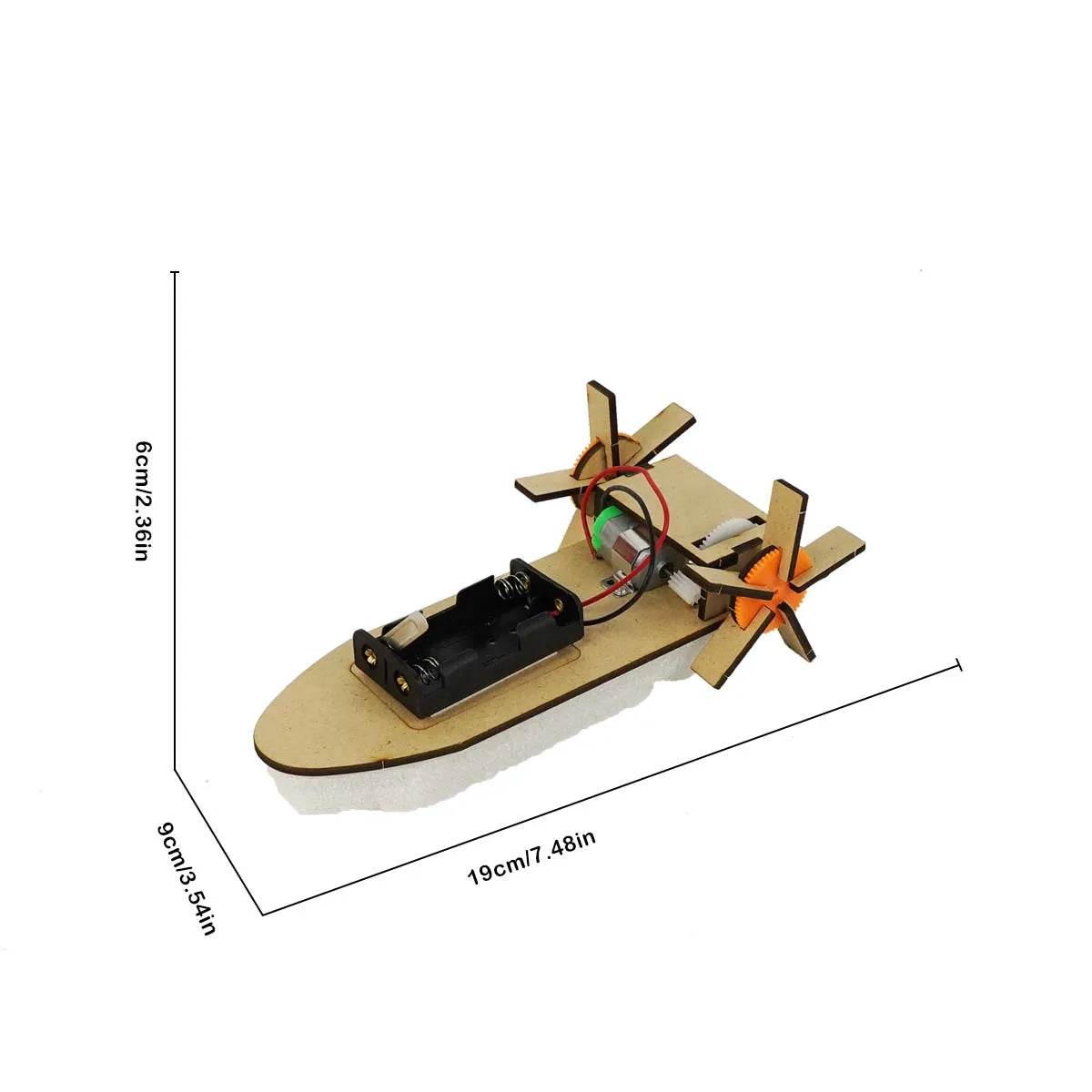 DIY Science Experiment Set Children's Educational STEM Project Set 3D Assembly Model Wooden Puzzle Toy - ToylandEU