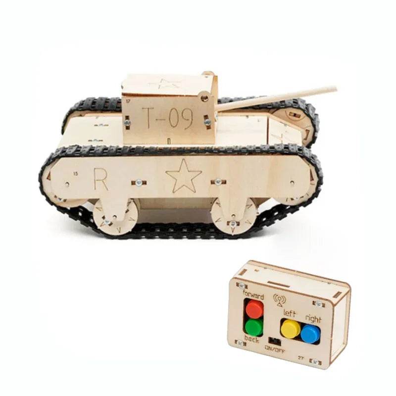 DIY Science Experimental Tool Kit Remote-Controlled Tank Model - ToylandEU