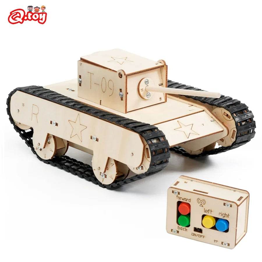 DIY Science Experimental Tool Kit Remote-Controlled Tank Model - ToylandEU
