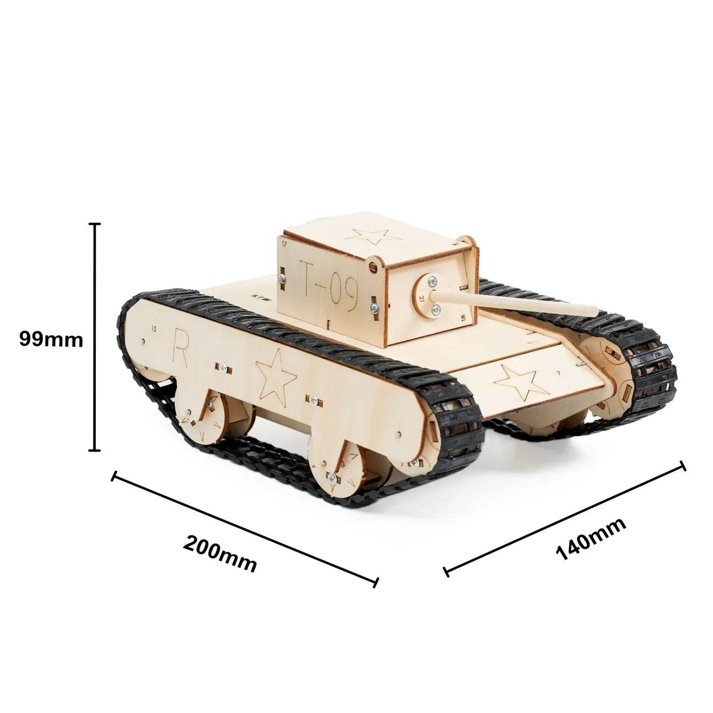 DIY Science Experimental Tool Kit Remote-Controlled Tank Model - ToylandEU