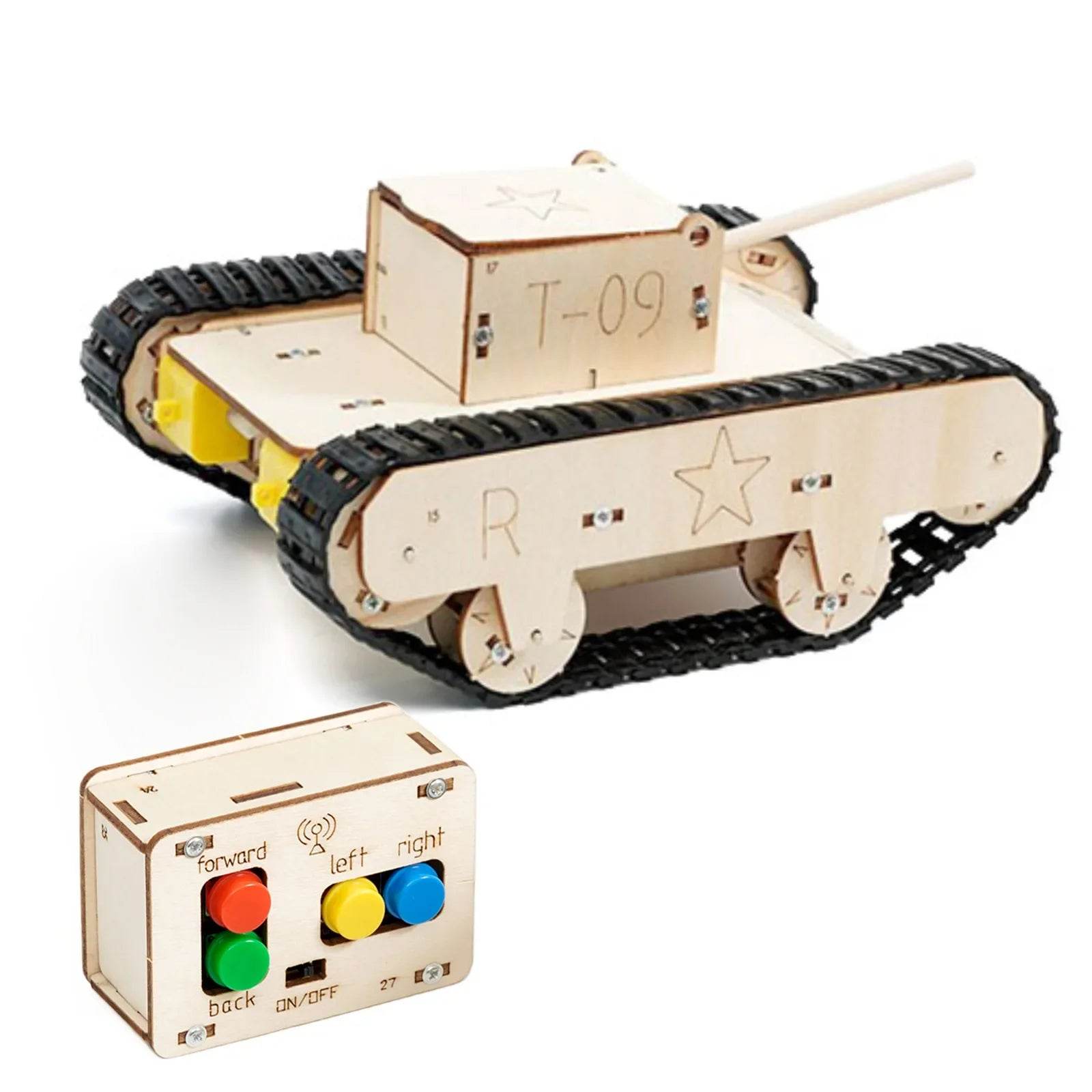 DIY Science Experimental Tool Kit Remote-Controlled Tank Model - ToylandEU