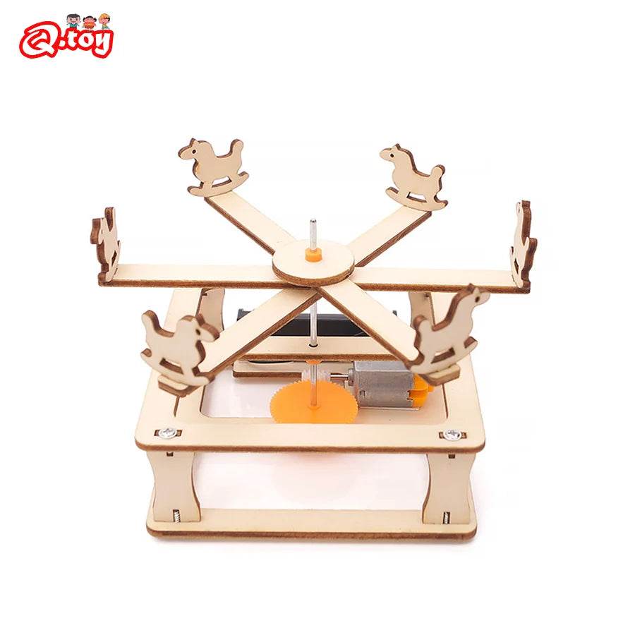 DIY Science Toys Carousel Merry-go-round Model Children's Physics Technology Small Production Experiment Equipment Educational - ToylandEU