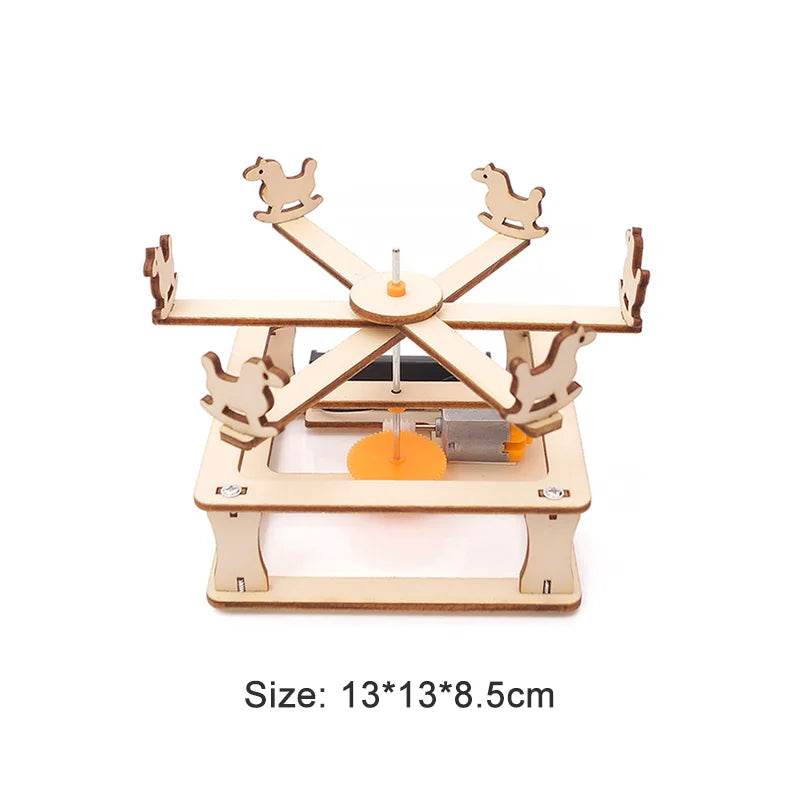 DIY Science Toys Carousel Merry-go-round Model Children's Physics Technology Small Production Experiment Equipment Educational - ToylandEU