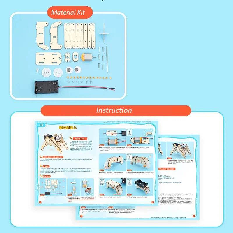 DIY Science Toys Children Educational STEM Kits Car Dinosaur Model Technologia Experimental Tool Wood Puzzle Games School Supply - ToylandEU