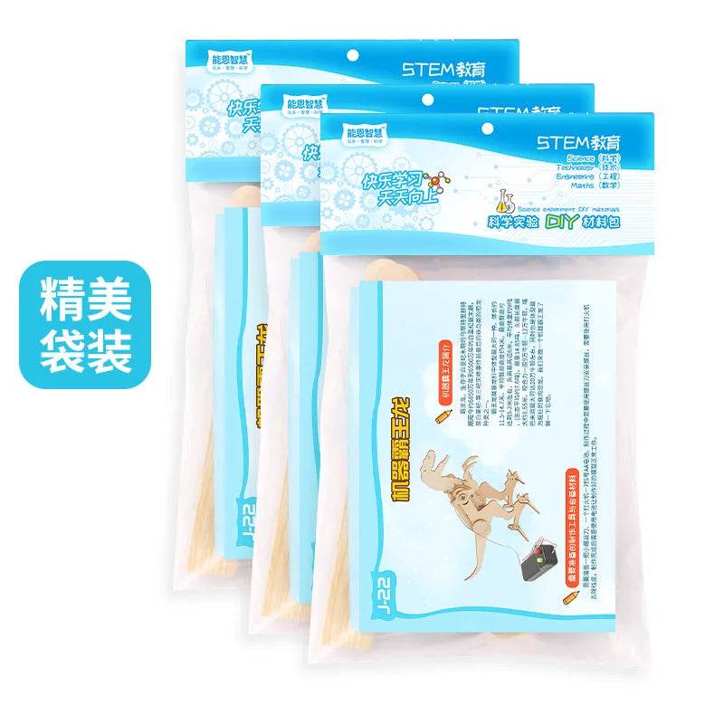 Brinquedos científicos DIY para crianças, kits STEM educacionais, modelo de dinossauro, tecnologia, ferramenta experimental, jogos de quebra-cabeça de madeira, material escolar - ToylandEU