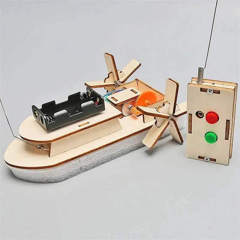DIY Science Toys Children Educational STEM Projects Kits 3D Assemble Car Boat Model Wood Puzzle Toy Scientific Experiment Kit - ToylandEU
