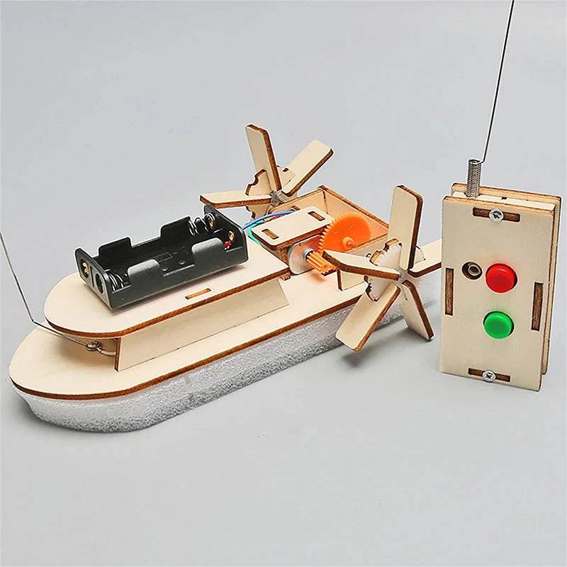 DIY Science Toys Children Educational STEM Projects Kits 3D Assemble Car Boat Model Wood Puzzle Toy Scientific Experiment Kit - ToylandEU