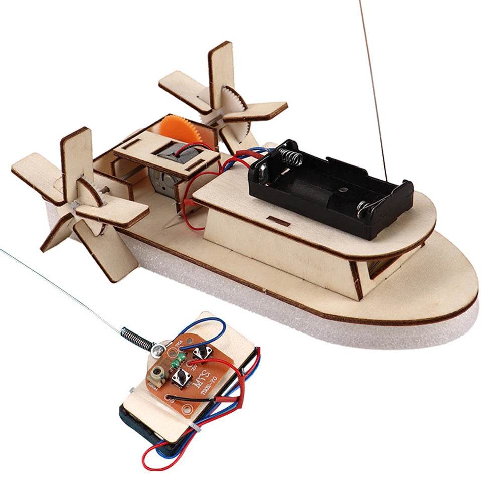 DIY Science Toys Children Educational STEM Projects Kits 3D Assemble Car Boat Model Wood Puzzle Toy Scientific Experiment Kit - ToylandEU