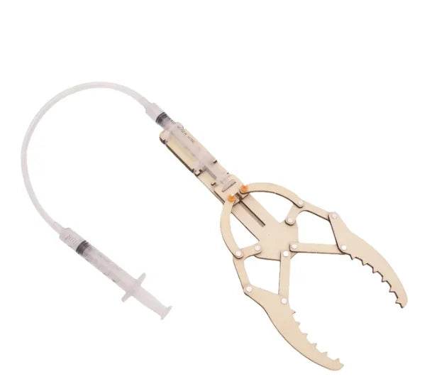 Plataforma experimental científica faça você mesmo, escavadeira, quebra-cabeça, brinquedo, braço hidráulico, modelo de engenharia, presente educacional para crianças - ToylandEU